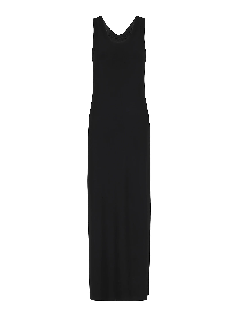 RACER LONG DRESS W SIDE SLIT