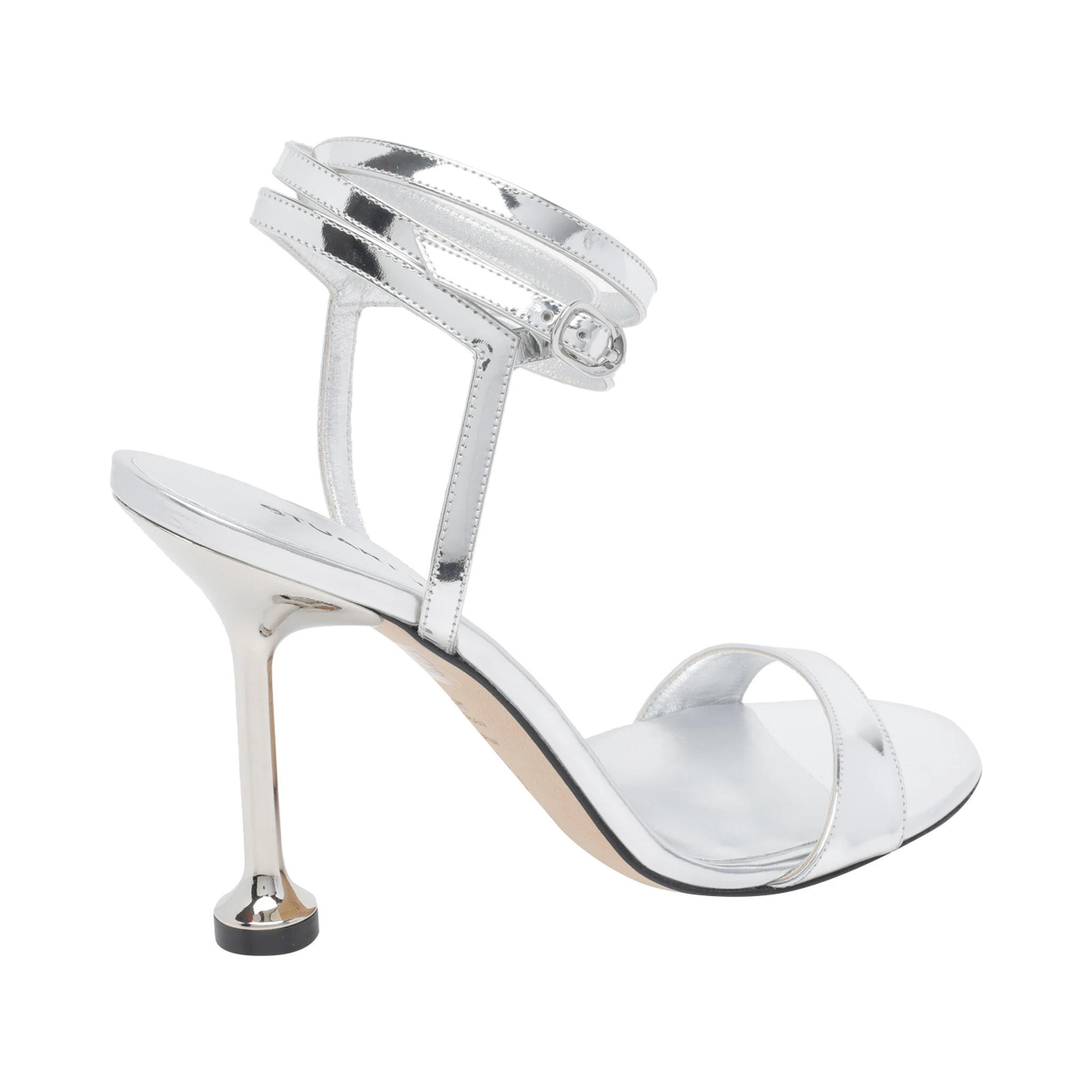 Stuart Weitzman With Heel Silver
