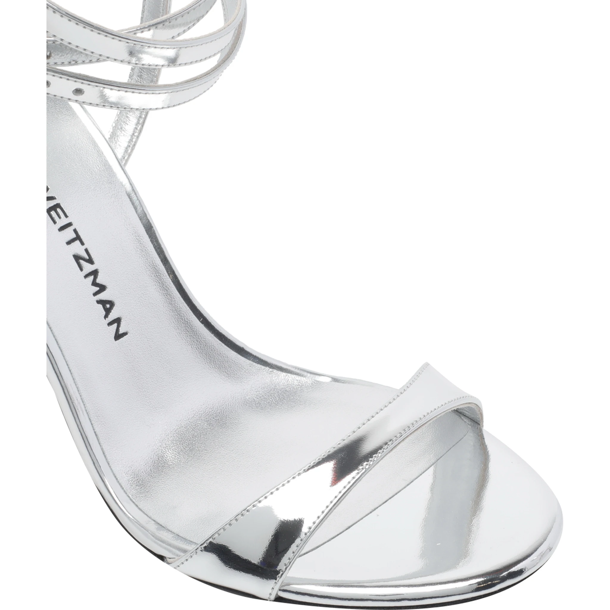 Stuart Weitzman With Heel Silver