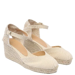 Castaner Sandals White