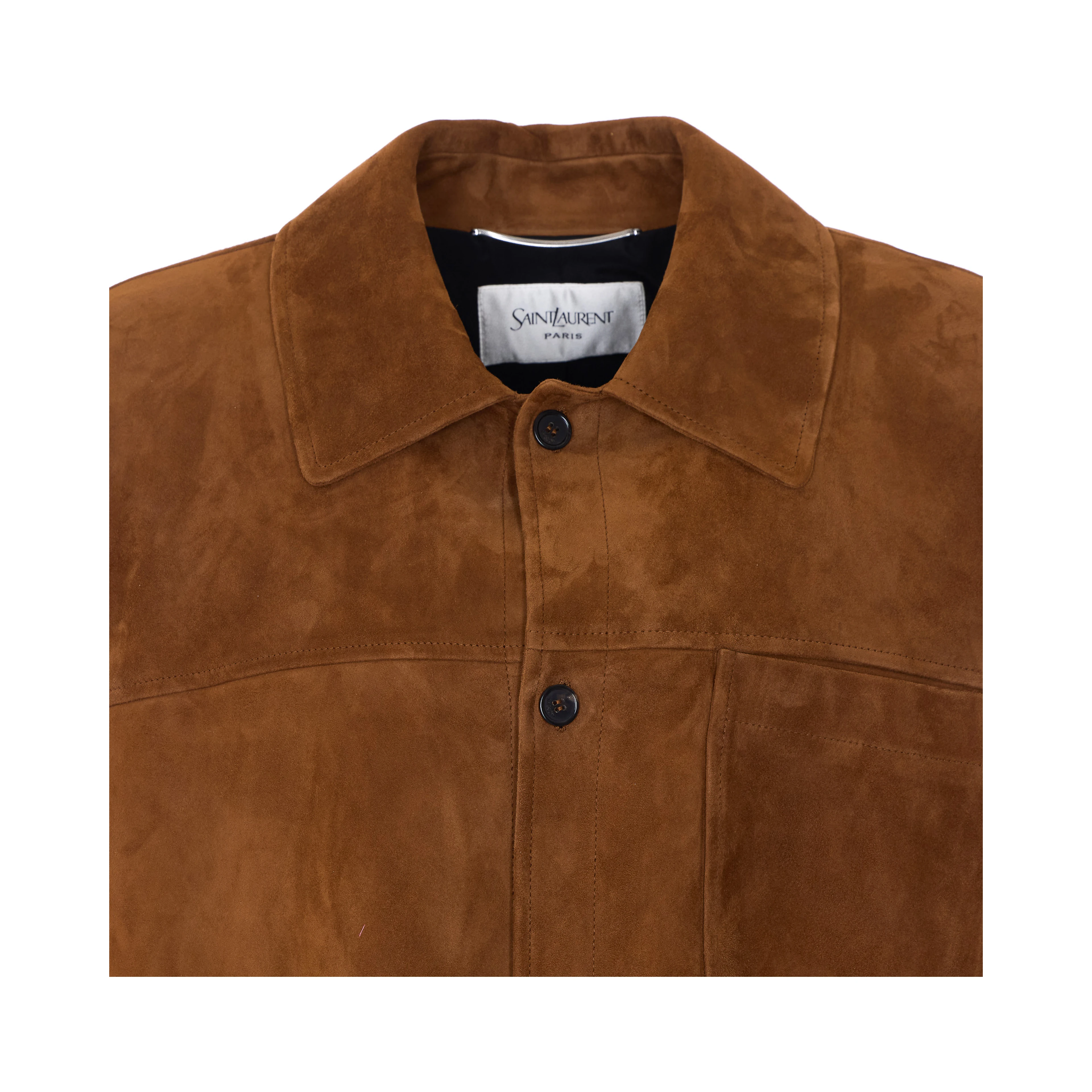 Saint Laurent Jackets Brown