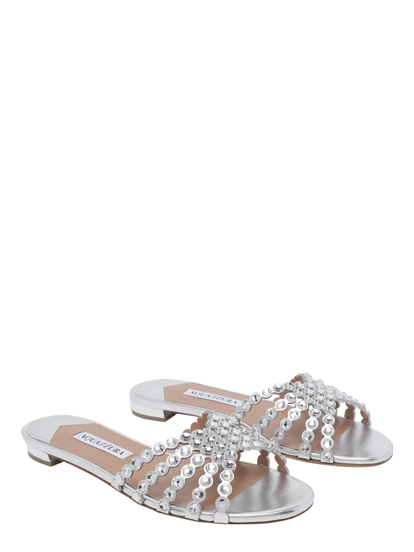 Aquazzura Sandals Silver