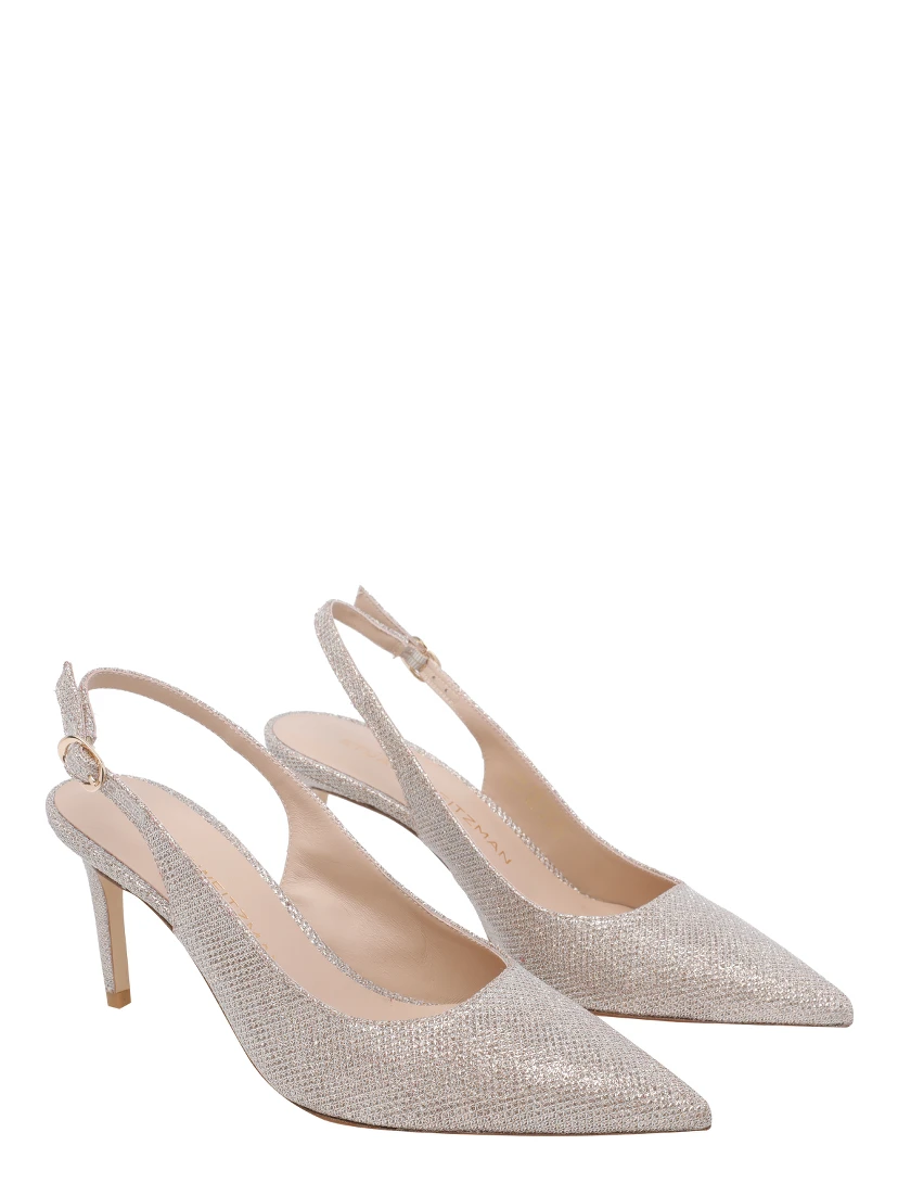 Stuart Weitzman With Heel Silver