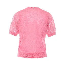 كنزات ليو جو الوردية