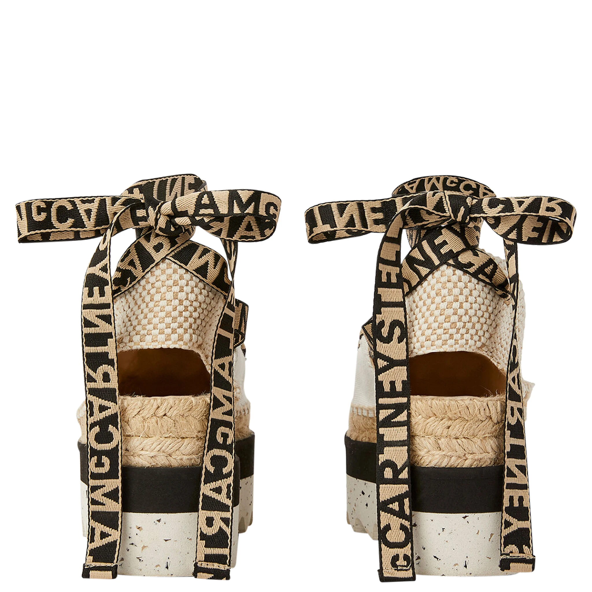 حذاء مسطح أبيض من ستيلا مكارتني