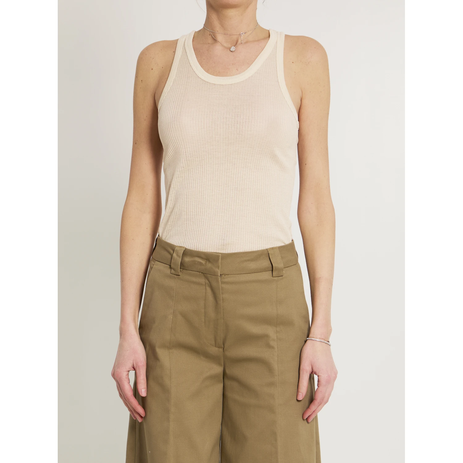 Ribbed tank top