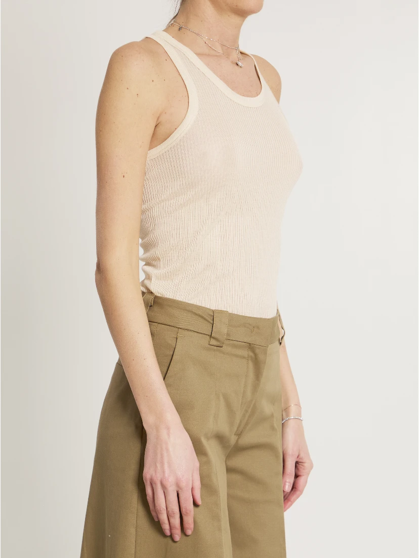 Ribbed tank top