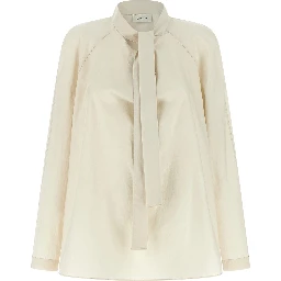 Ascot collar blouse
