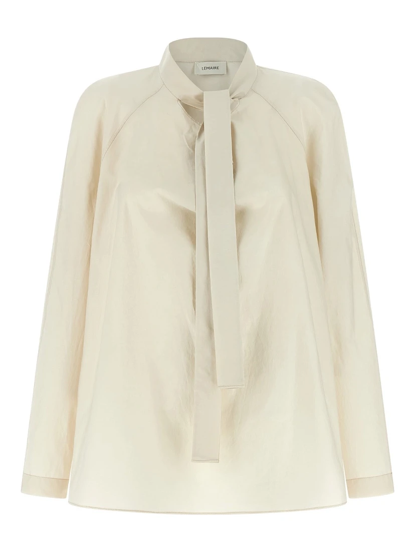 Ascot collar blouse