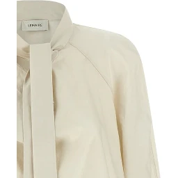 Ascot collar blouse