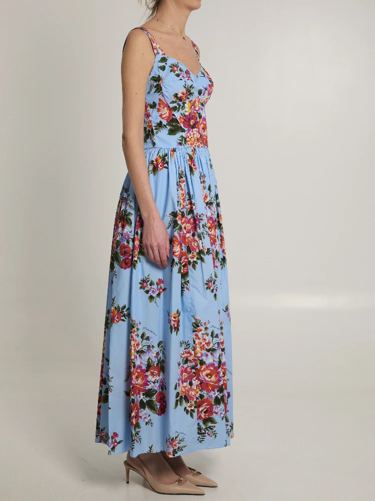 Maxi dress with floral print alternative