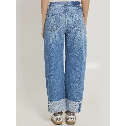 The Half-Pipe Ankle Cuff Fray jeans