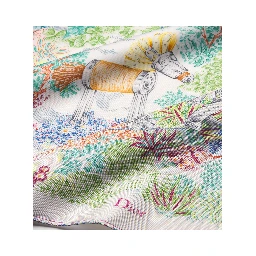 "Dior Charming Garden 90" silk scarf