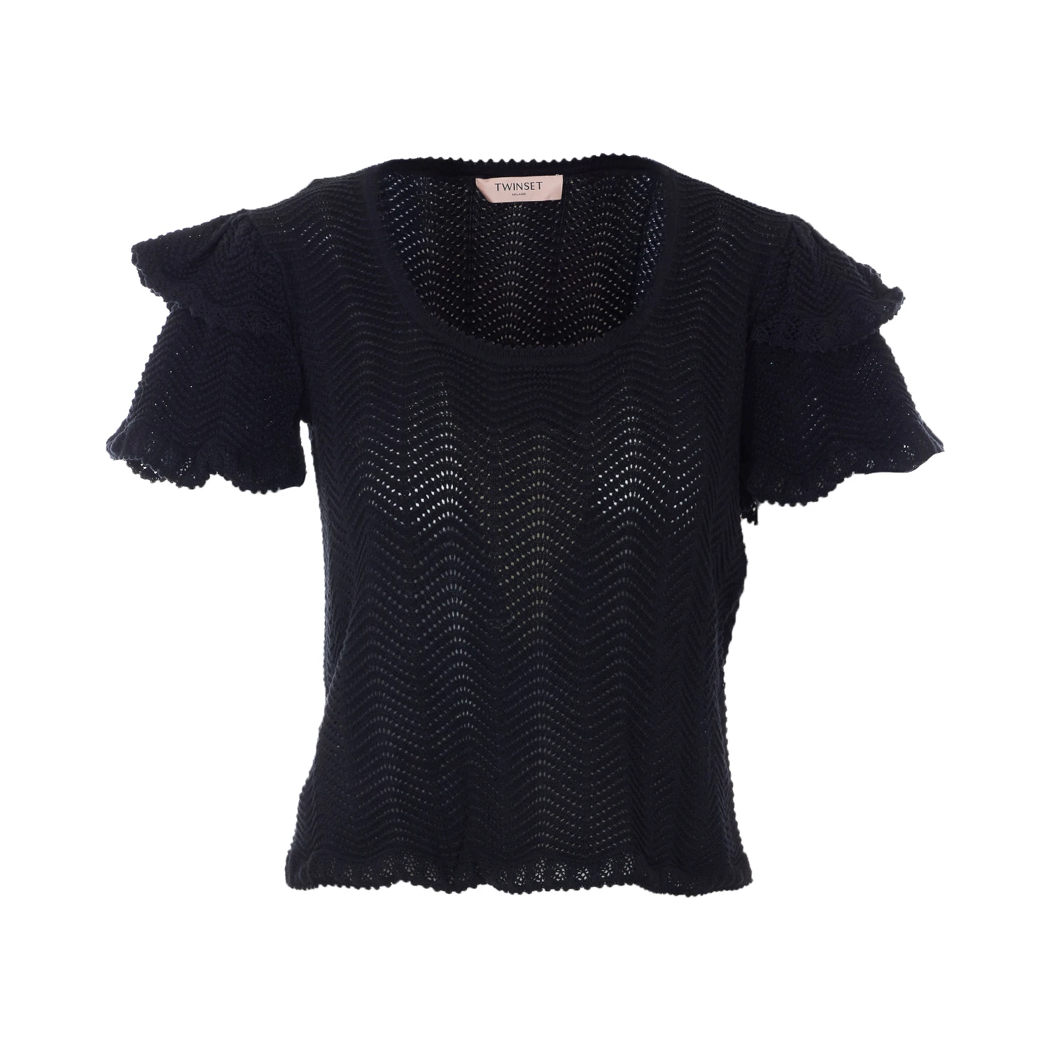 Twin-set T-shirts and Polos Black