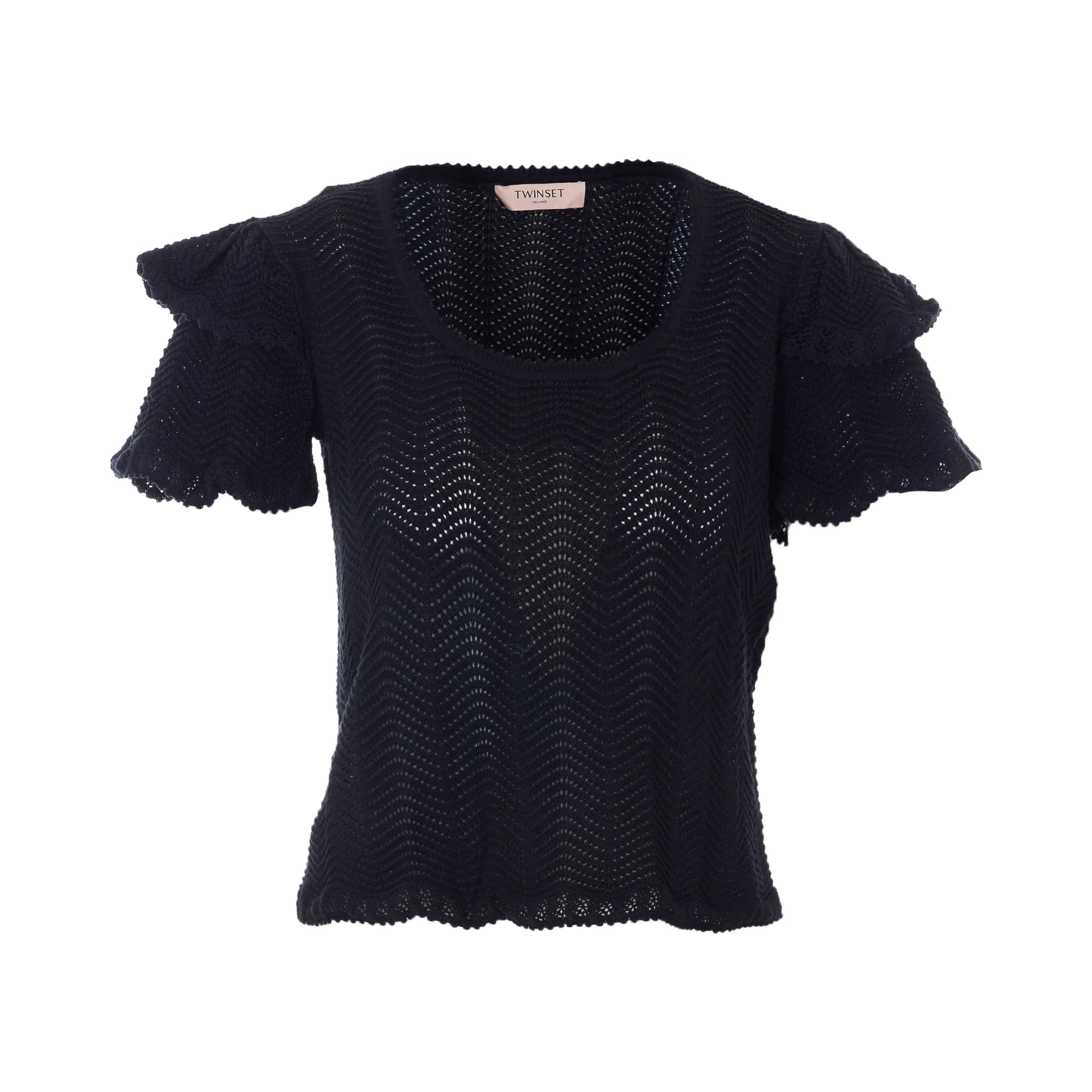 Twin-set T-shirts and Polos Black
