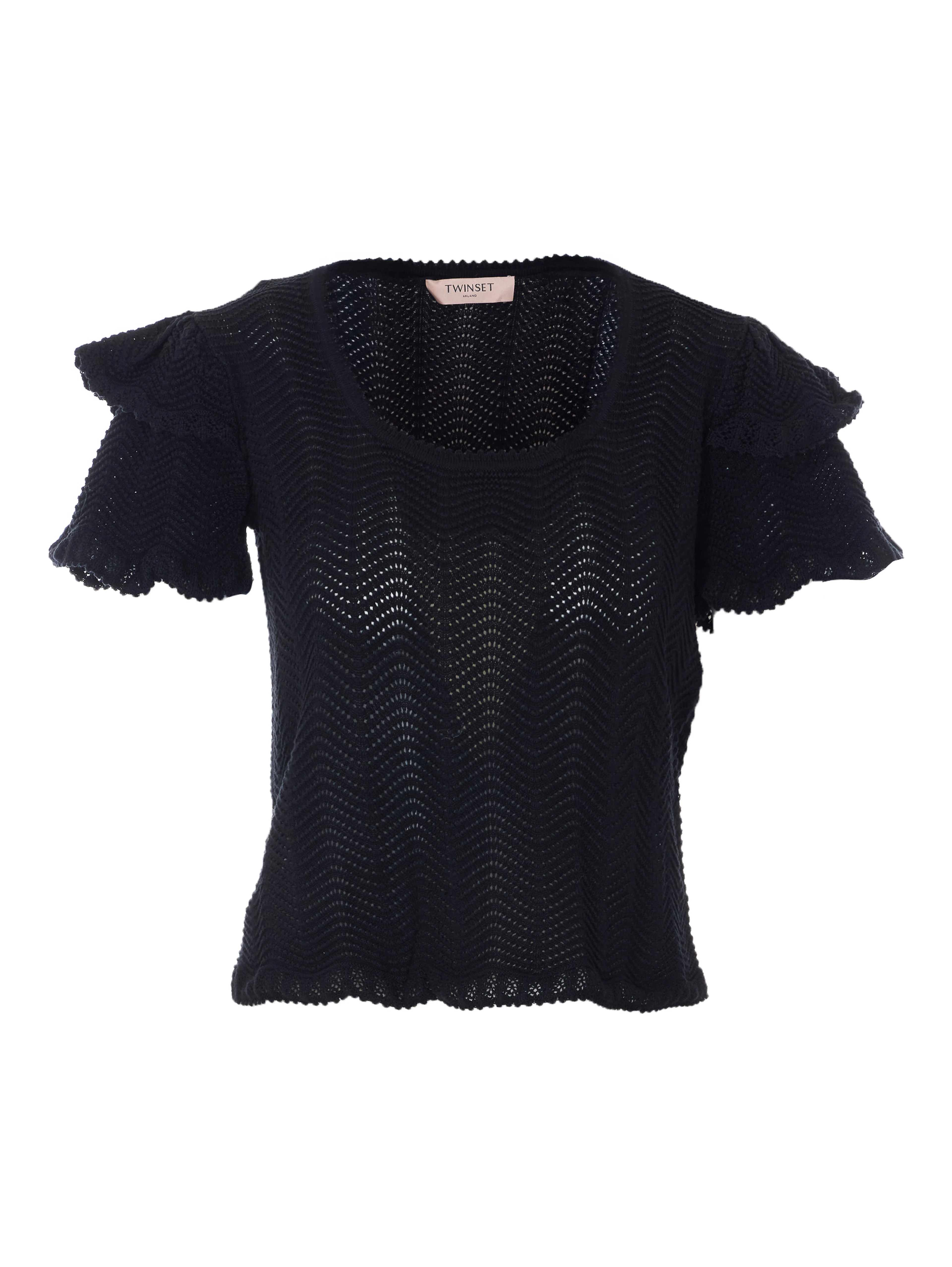 Twin-set T-shirts and Polos Black