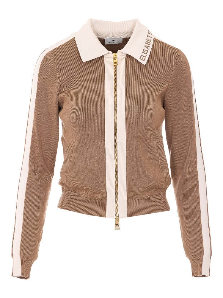 Elisabetta Franchi Sweaters Beige