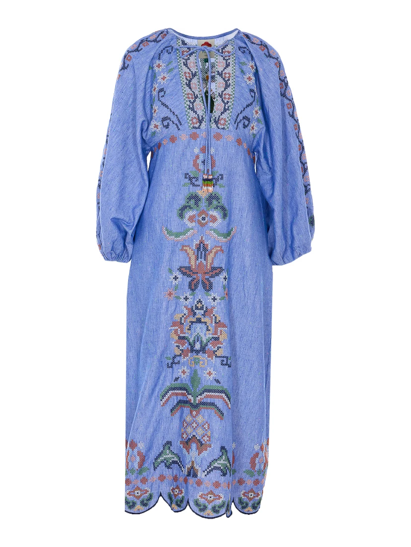 FARM RIO Dresses Blue