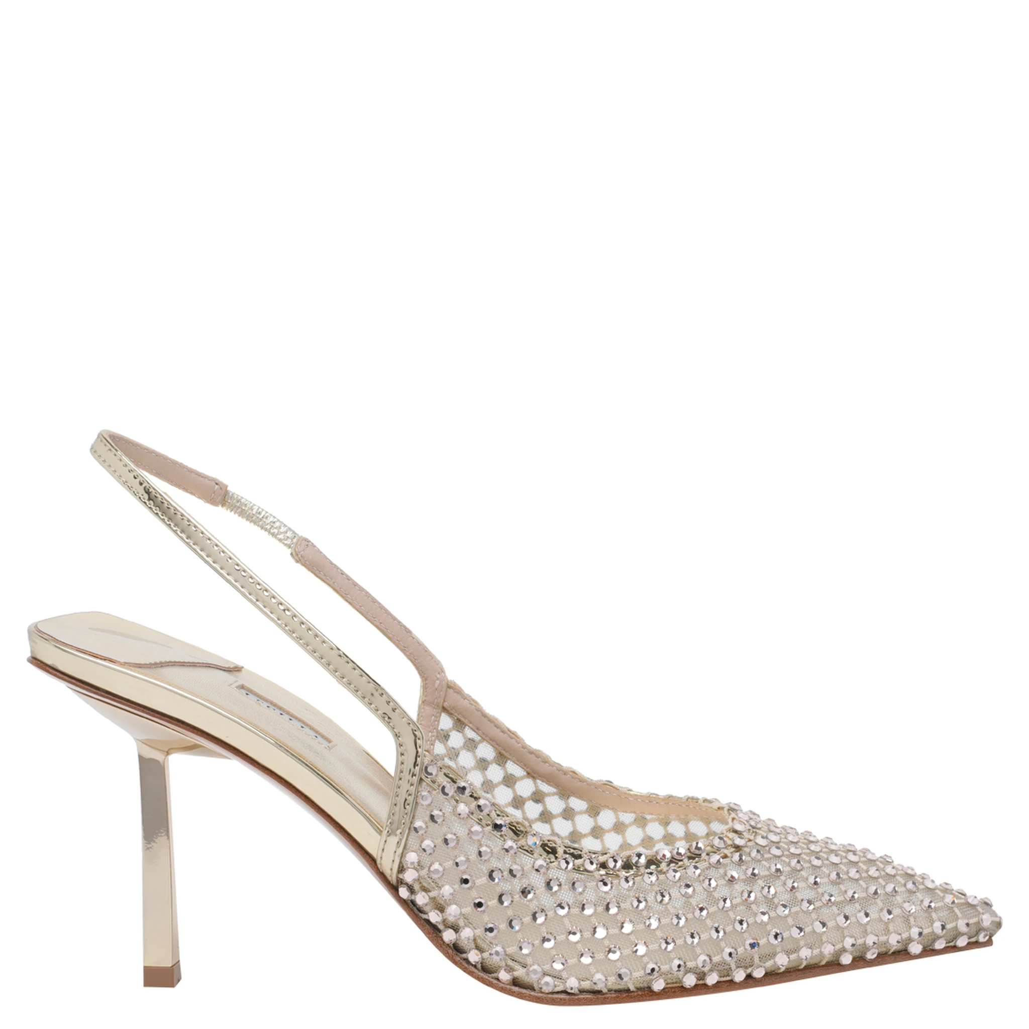 Le Silla With Heel Silver