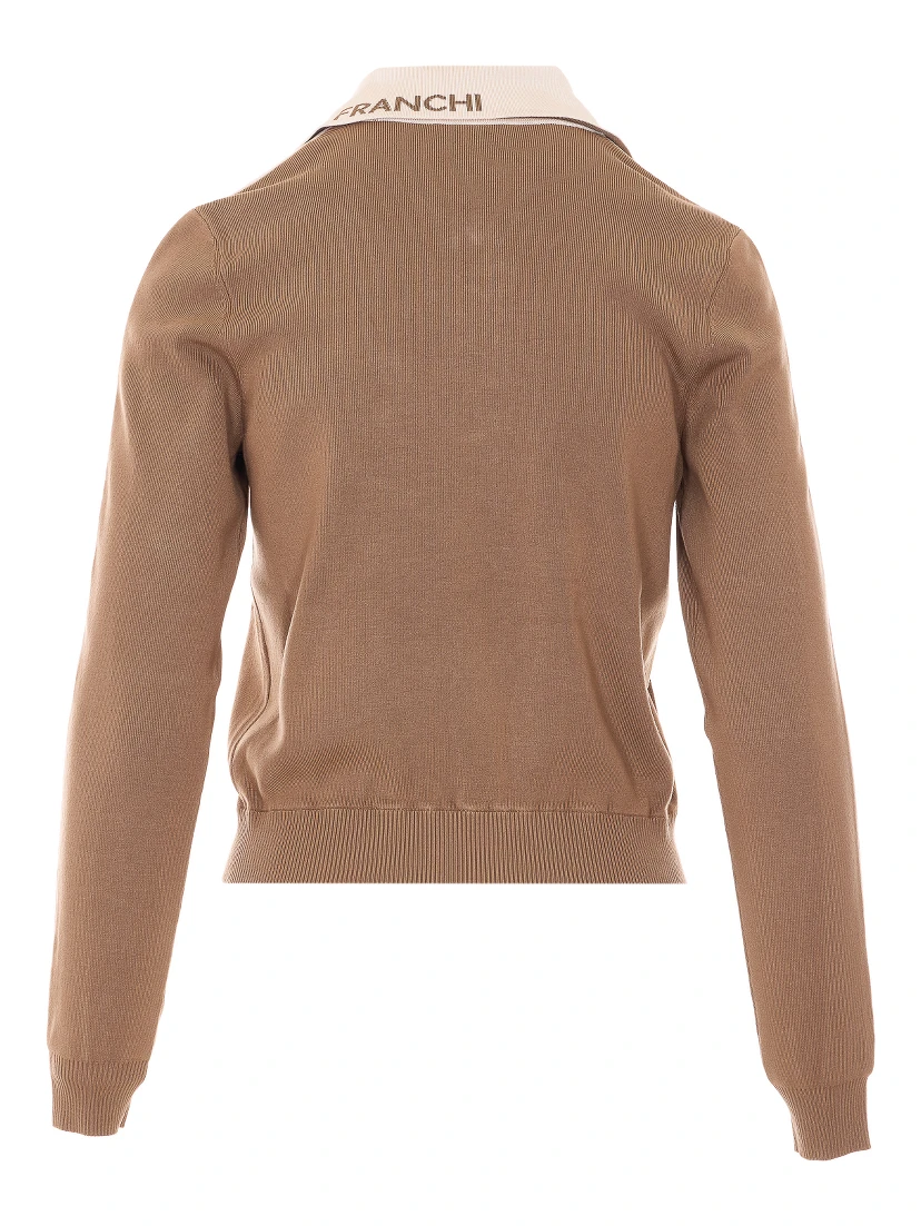 Elisabetta Franchi Sweaters Beige