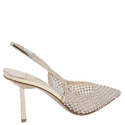 Le Silla With Heel Silver