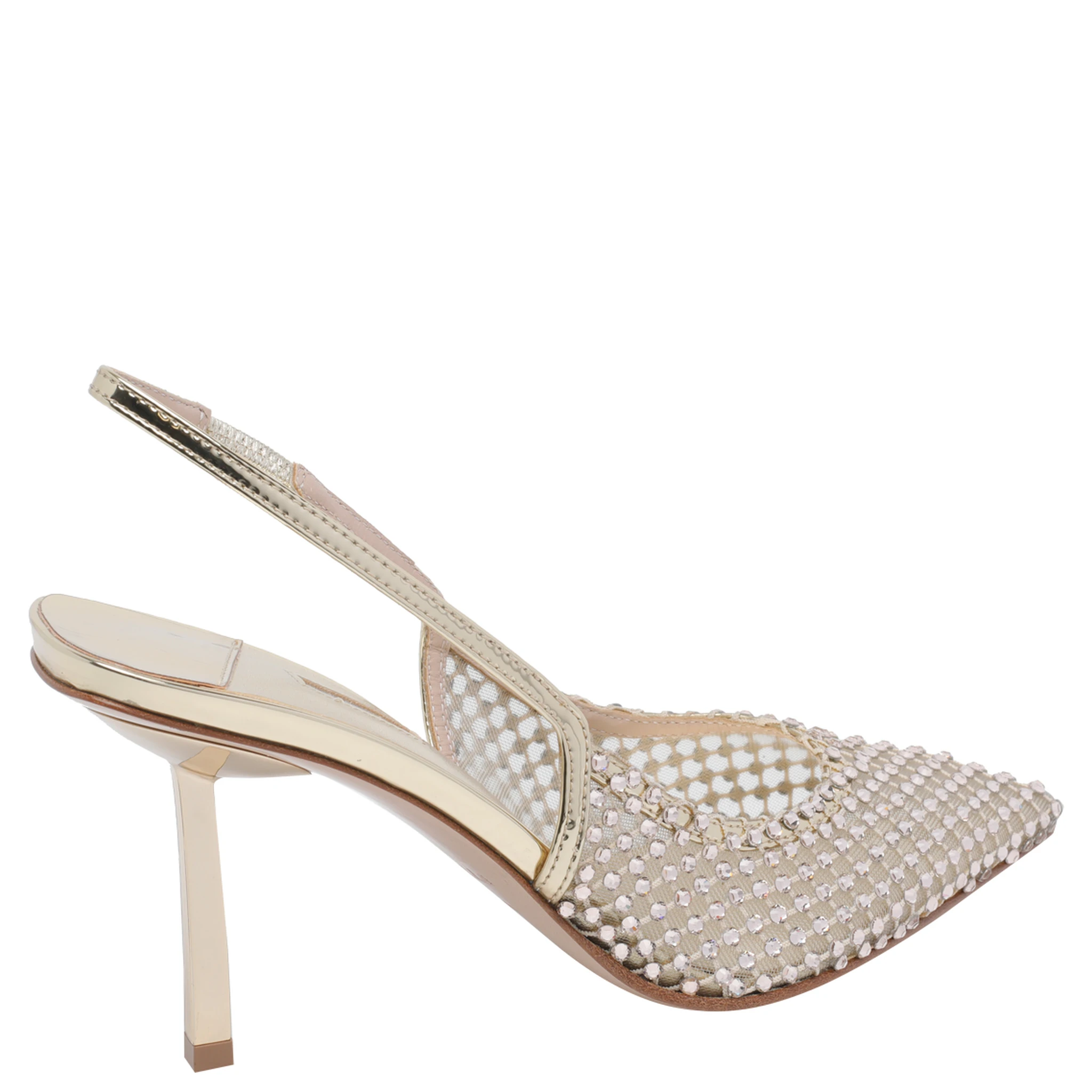 Le Silla With Heel Silver