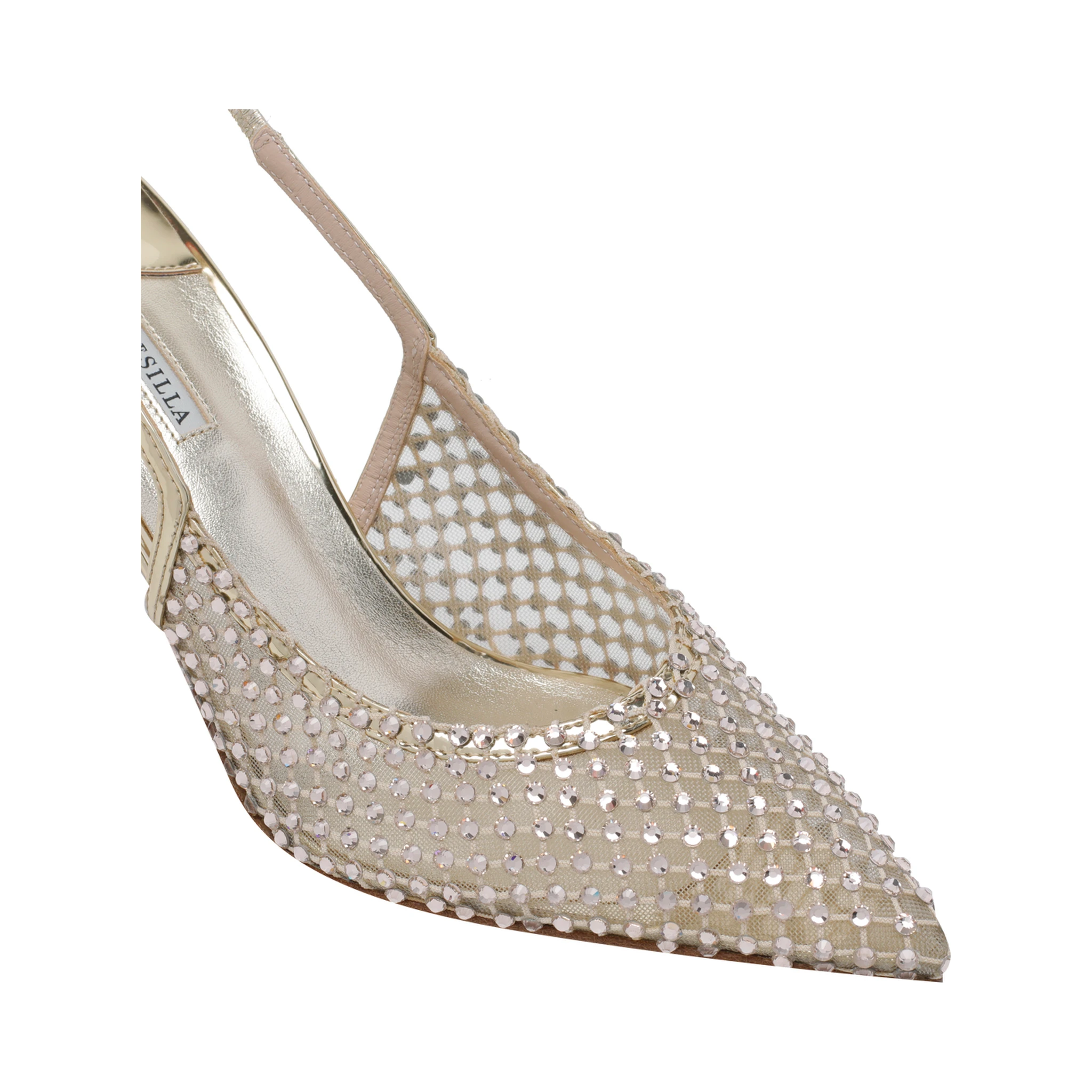 Le Silla With Heel Silver