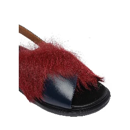 Marni Sandals Bordeaux