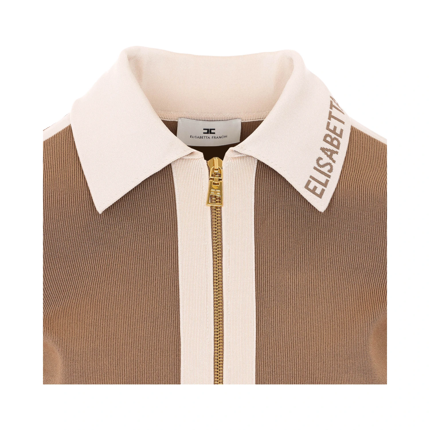 Elisabetta Franchi Sweaters Beige