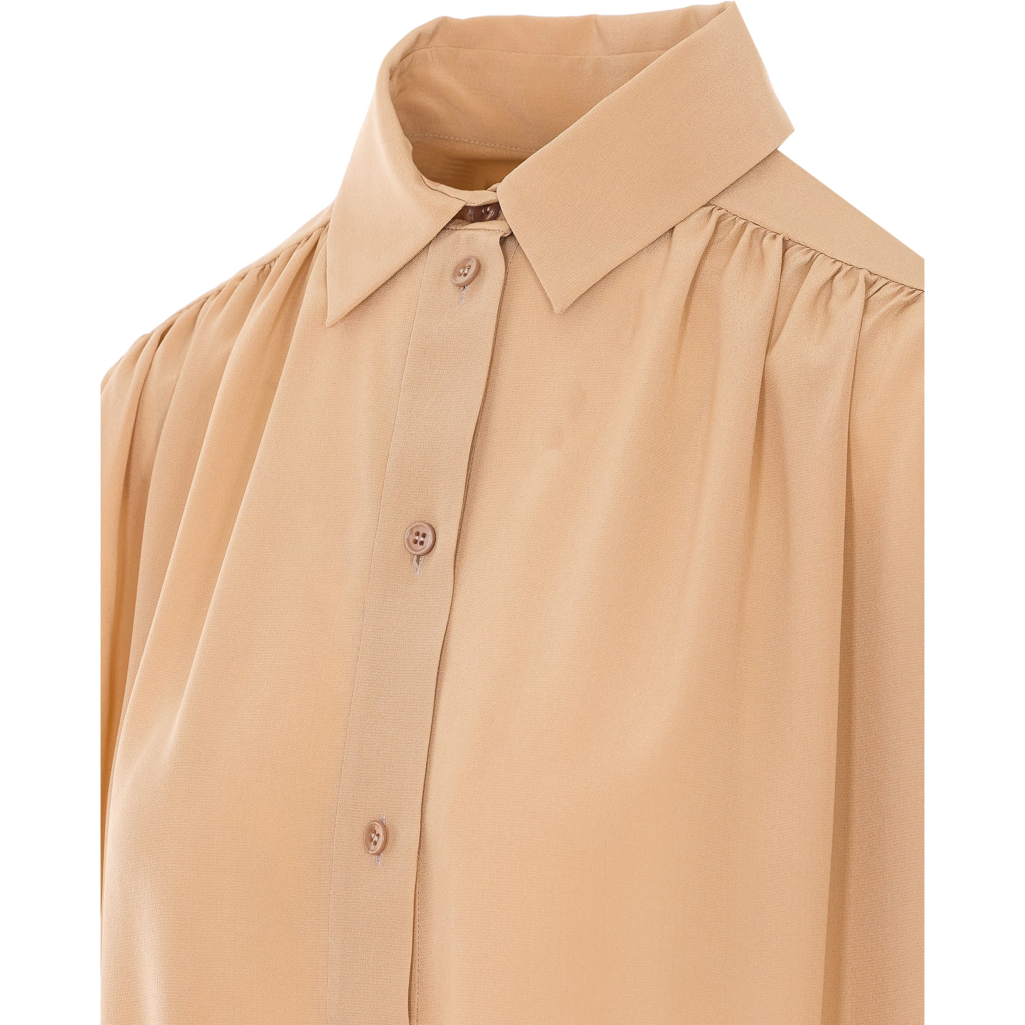 Saint Laurent  Shirts Beige