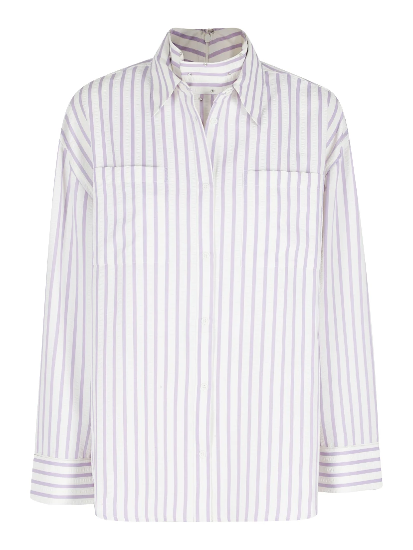 JANNA SHIRT W EMBELLISHED BIB