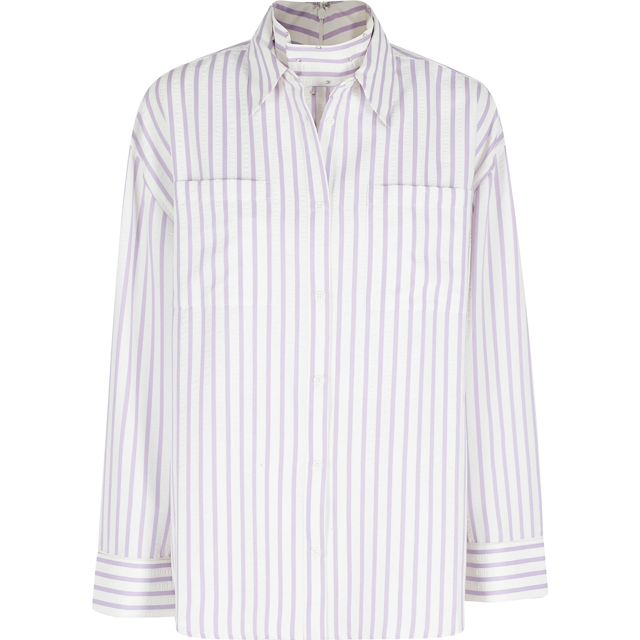 JANNA SHIRT W EMBELLISHED BIB