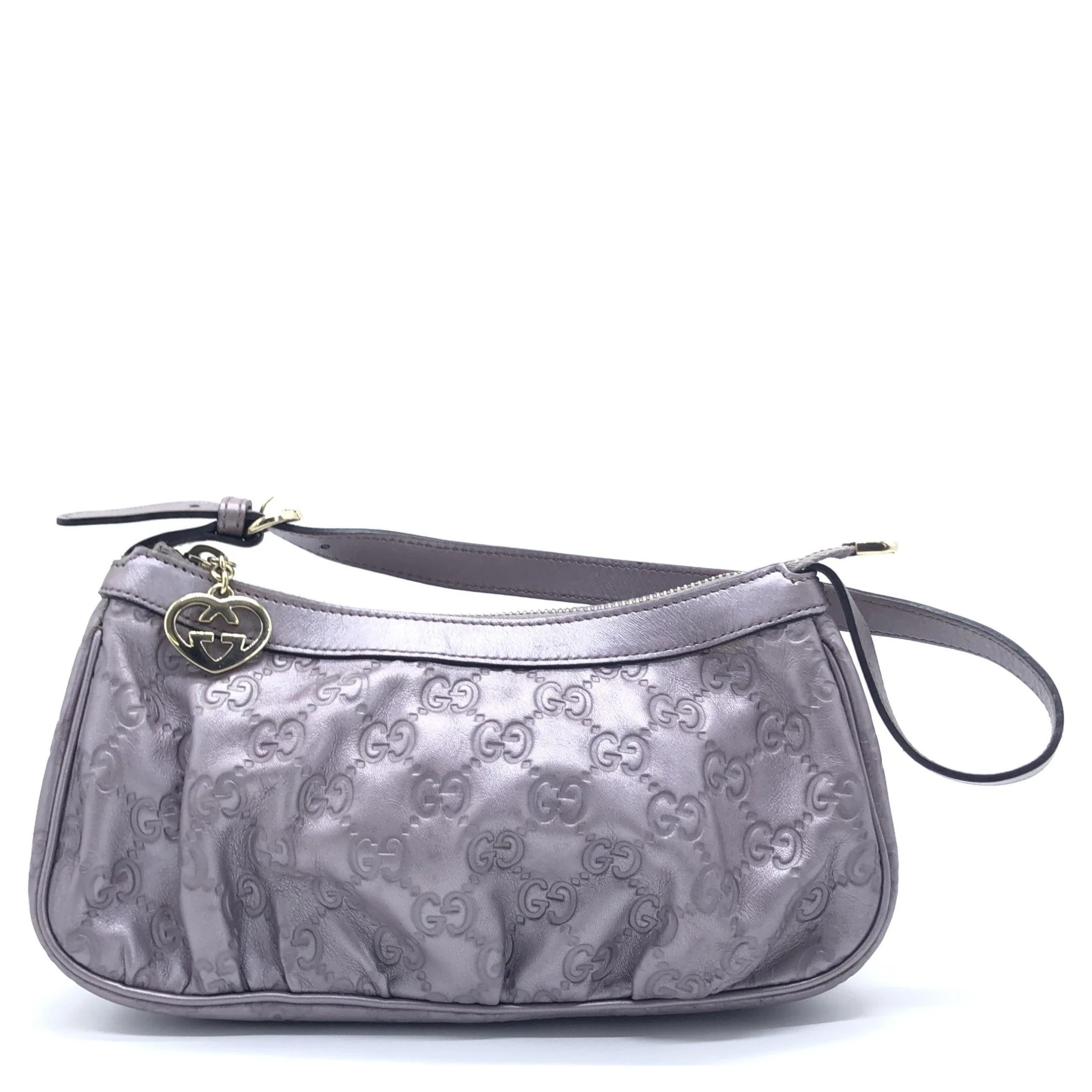 Metallic Guccissima Lovely Shoulder Bag
