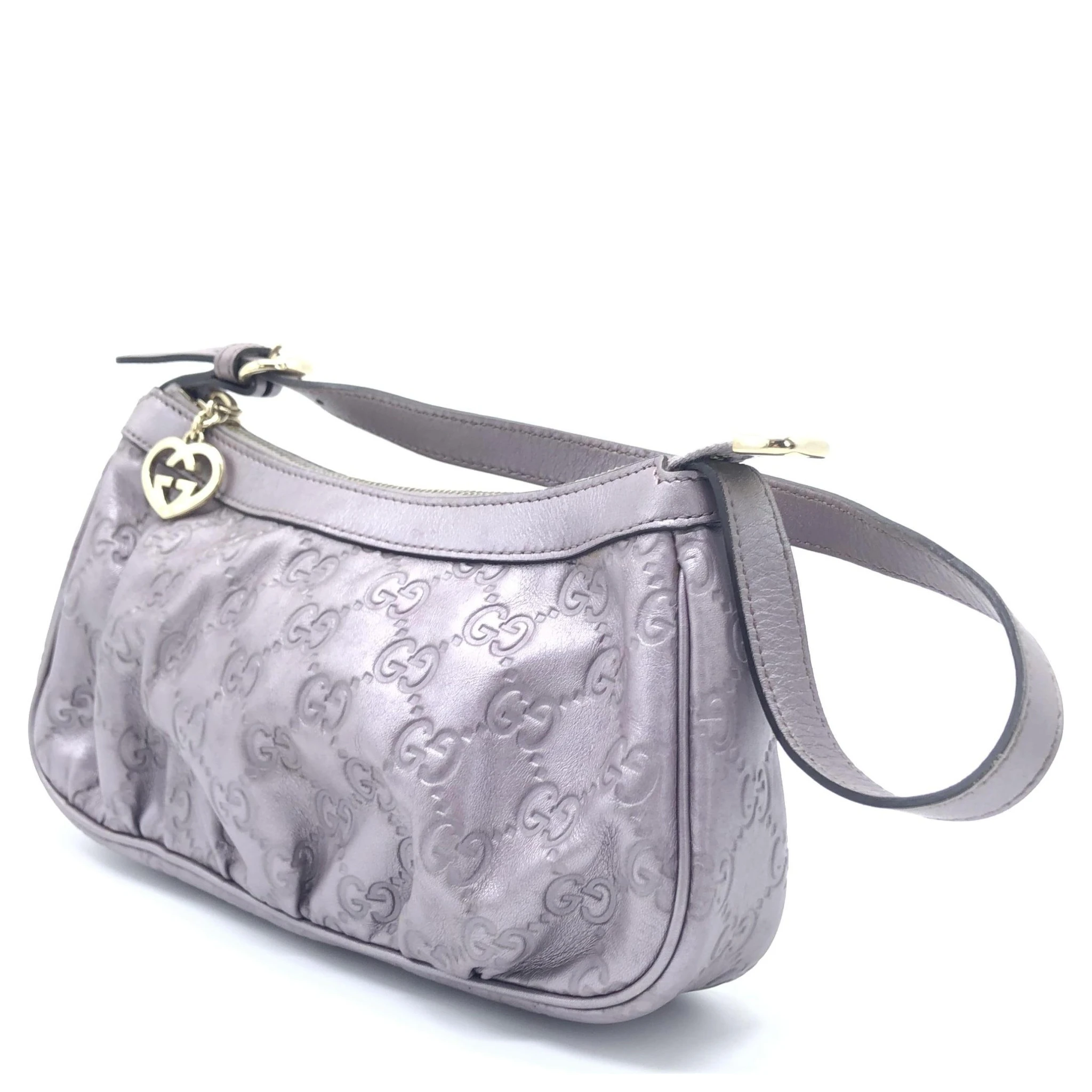 Metallic Guccissima Lovely Shoulder Bag