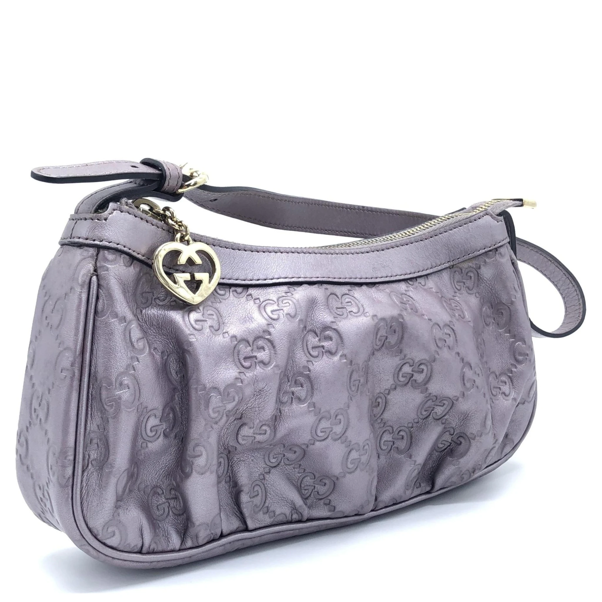 Metallic Guccissima Lovely Shoulder Bag