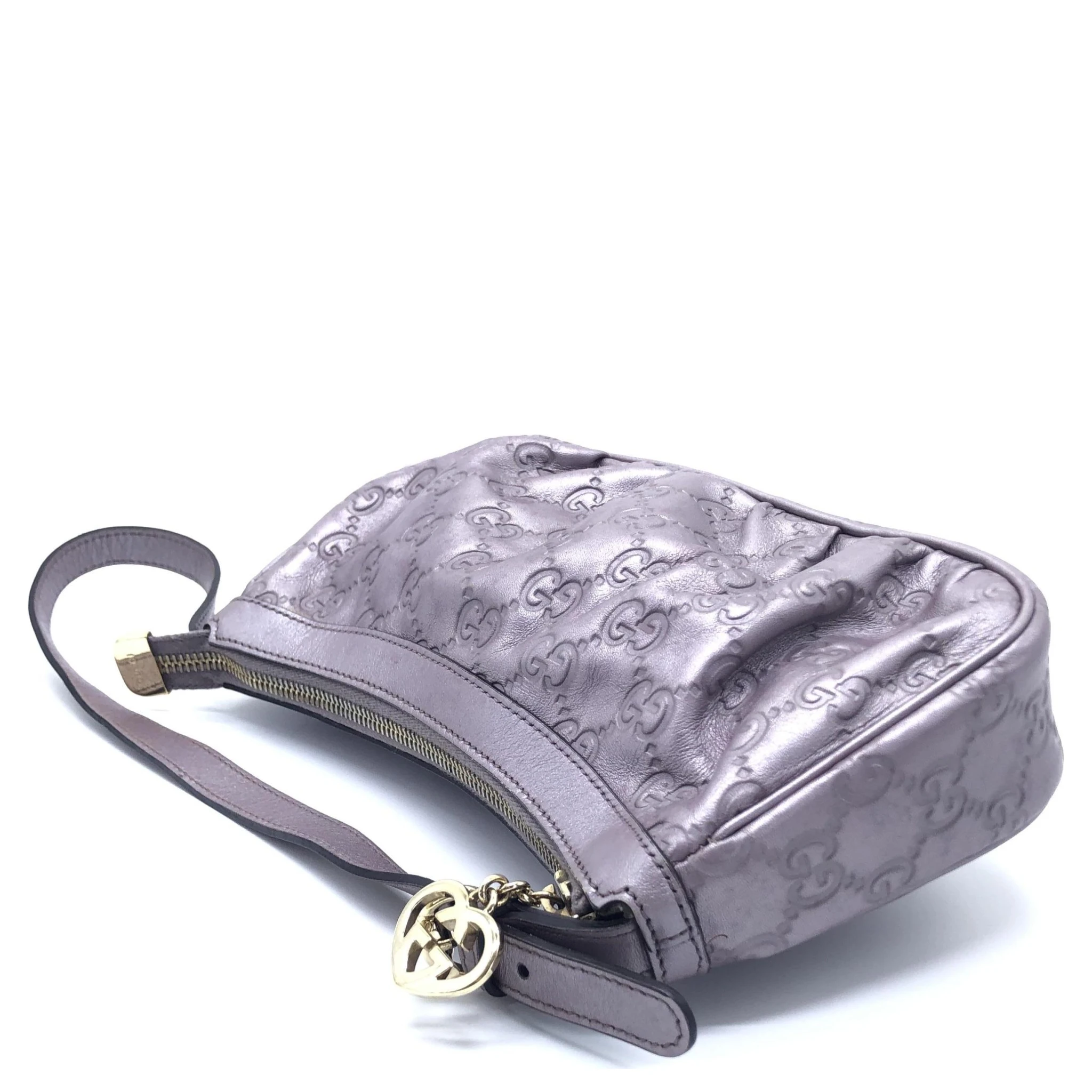 Metallic Guccissima Lovely Shoulder Bag