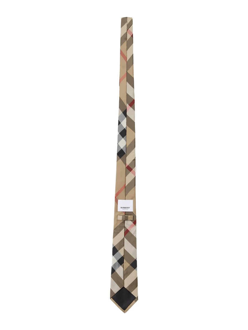 SILK "CHECK" TIE