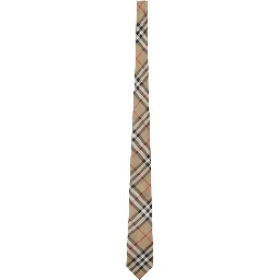 SILK "CHECK" TIE