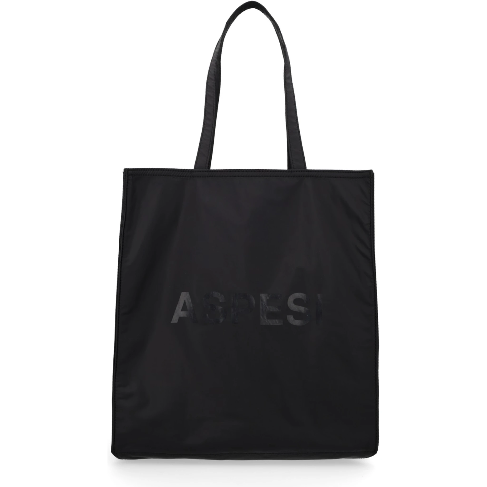 حقيبة تسوق مزينة بشعار