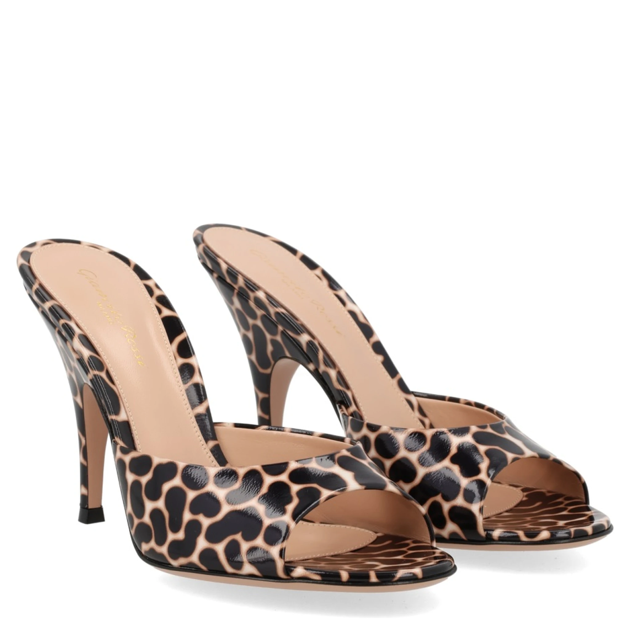 "SOFIA" MULE WITH HEEL