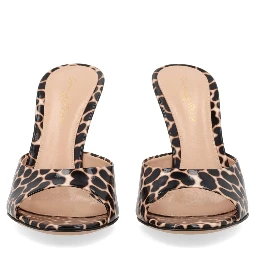 "SOFIA" MULE WITH HEEL