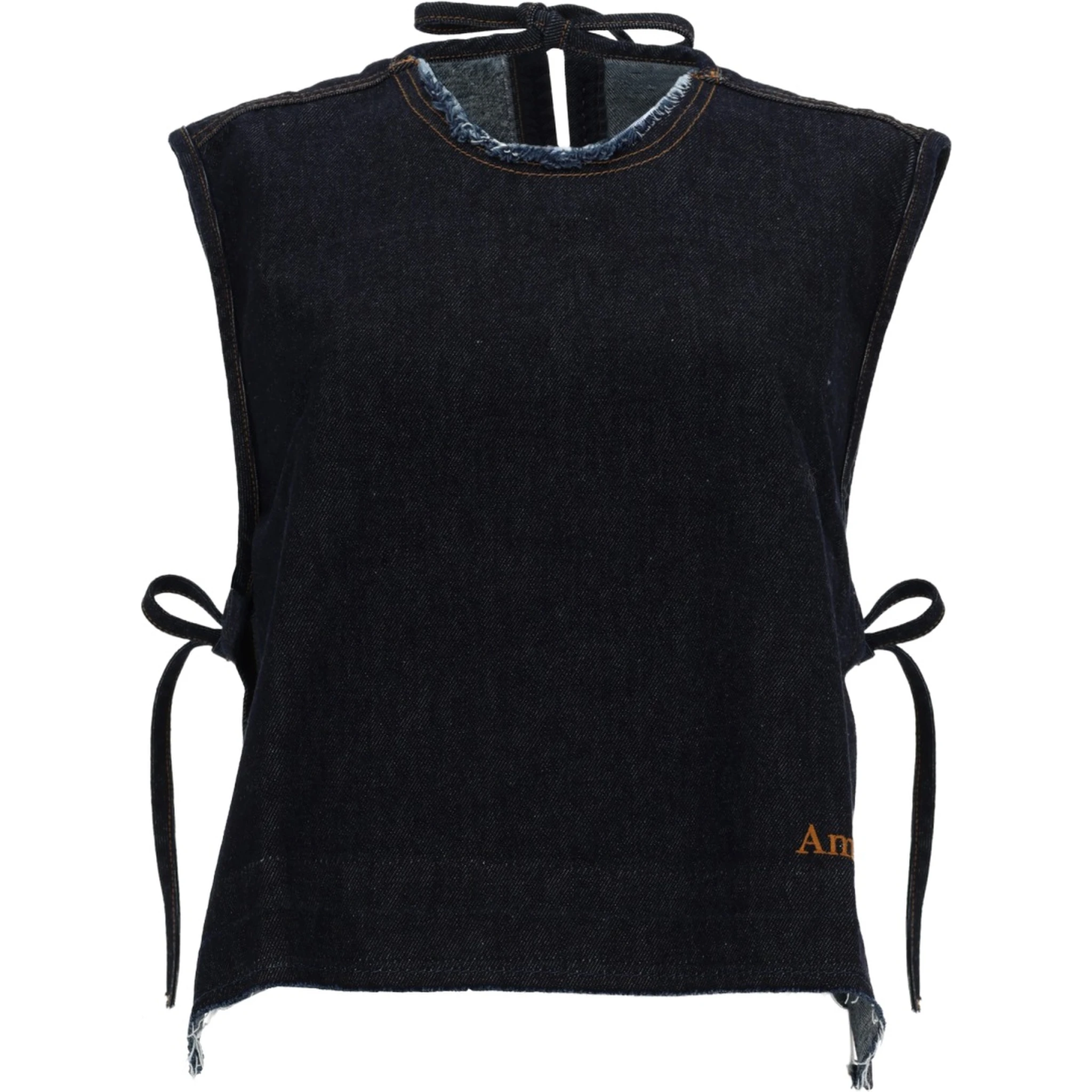 DENIM SLEEVELESS TOP