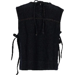 DENIM SLEEVELESS TOP