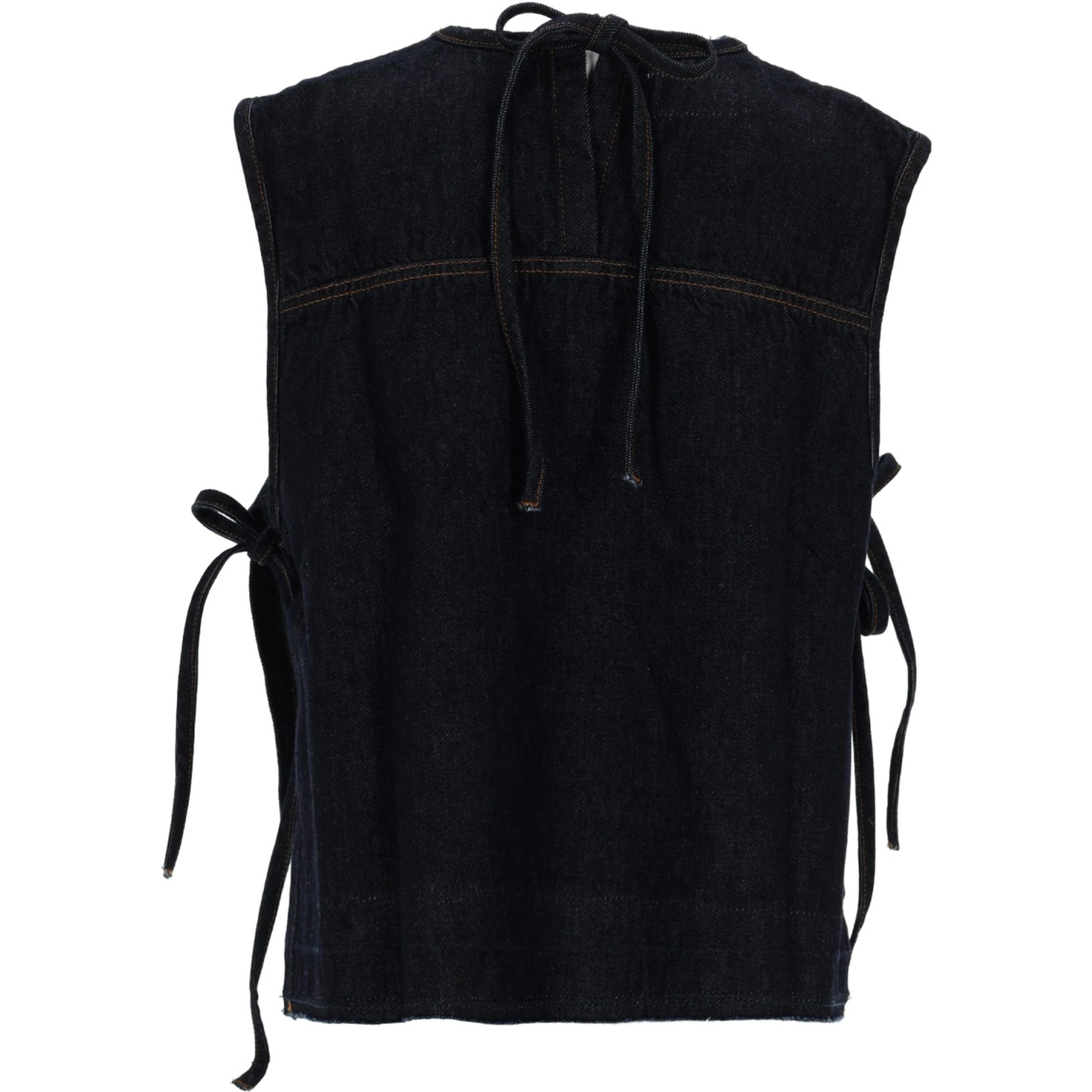 DENIM SLEEVELESS TOP