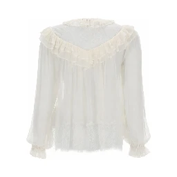 GEORGETTE BLOUSE WITH RUFFLES