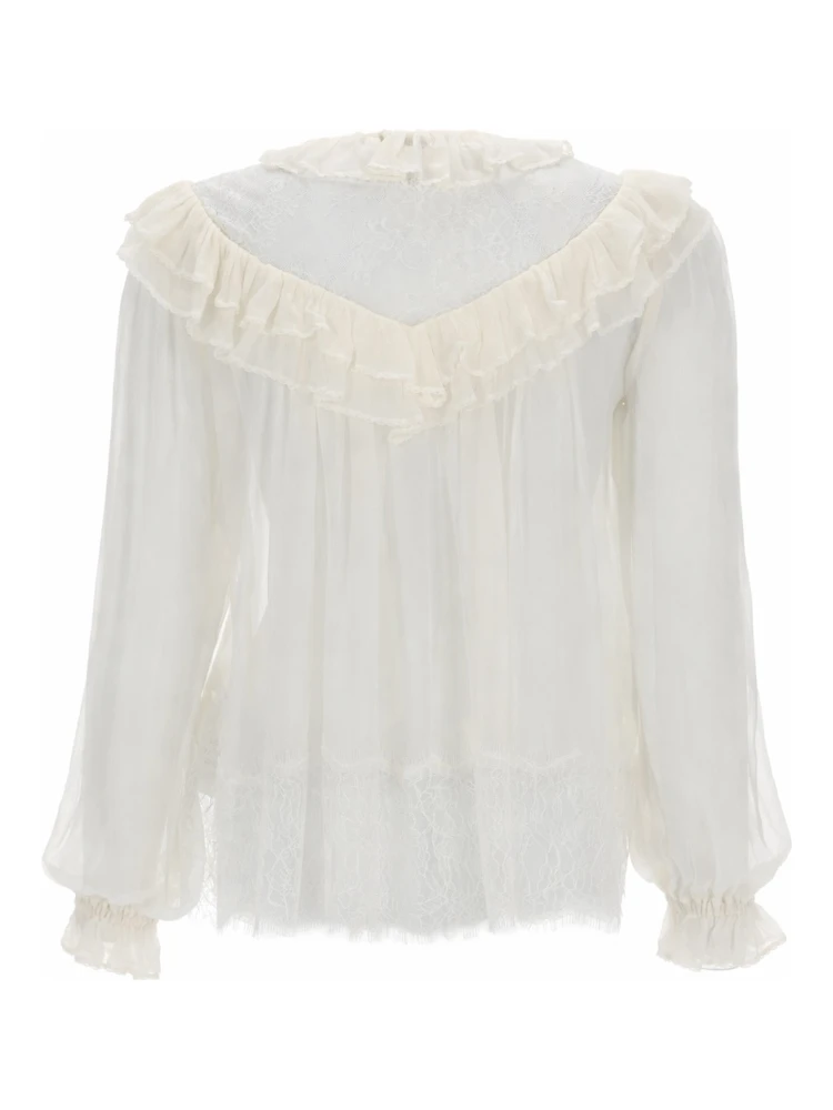 GEORGETTE BLOUSE WITH RUFFLES alternative