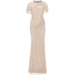 LONG DRESS WITH CRYSTALS