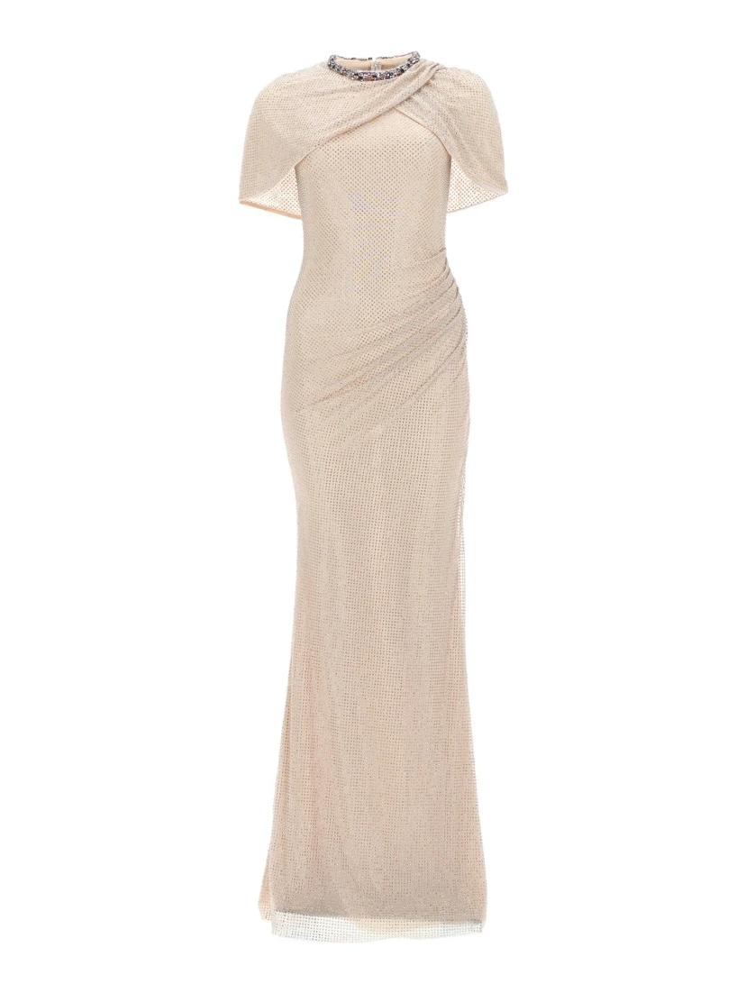 LONG DRESS WITH CRYSTALS