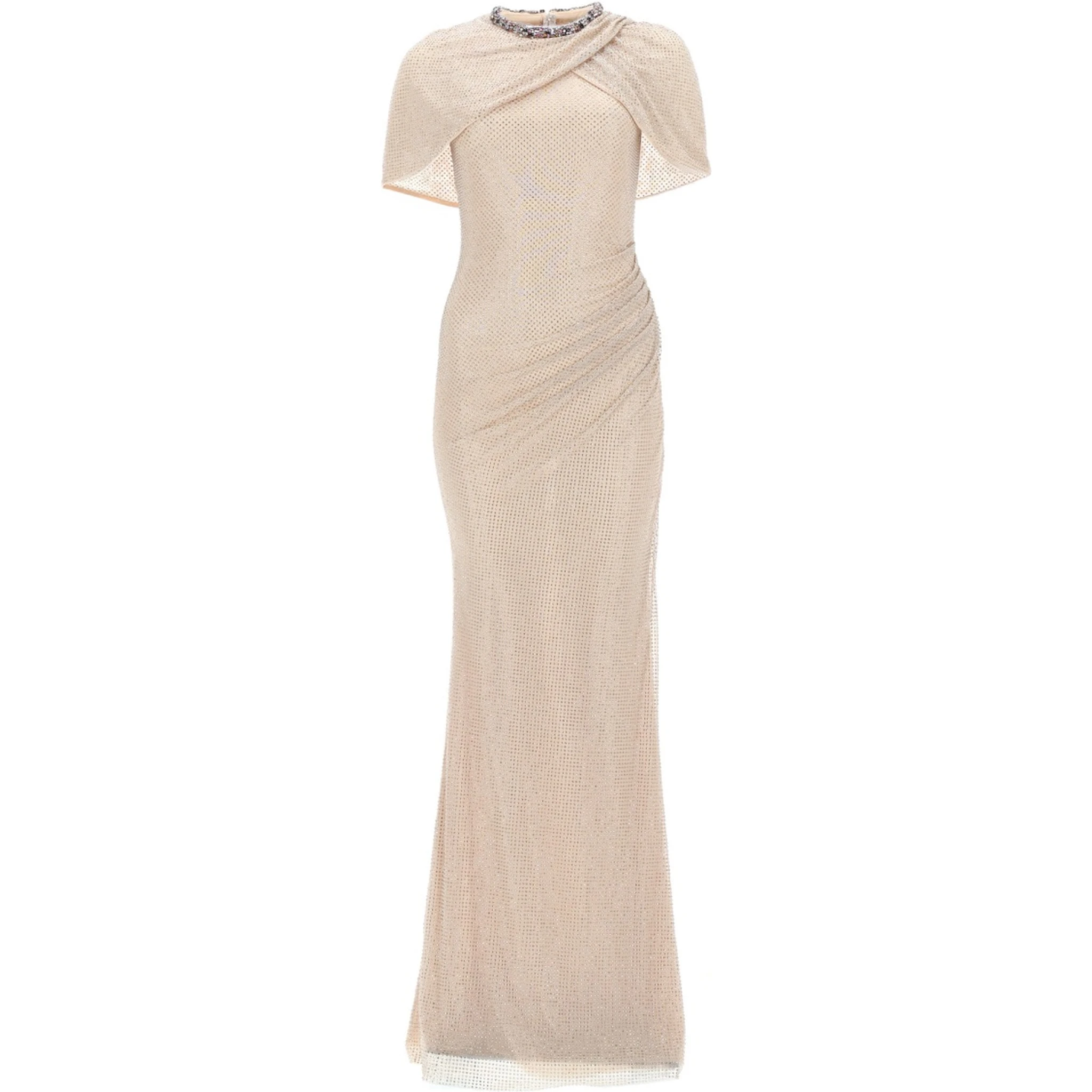 LONG DRESS WITH CRYSTALS