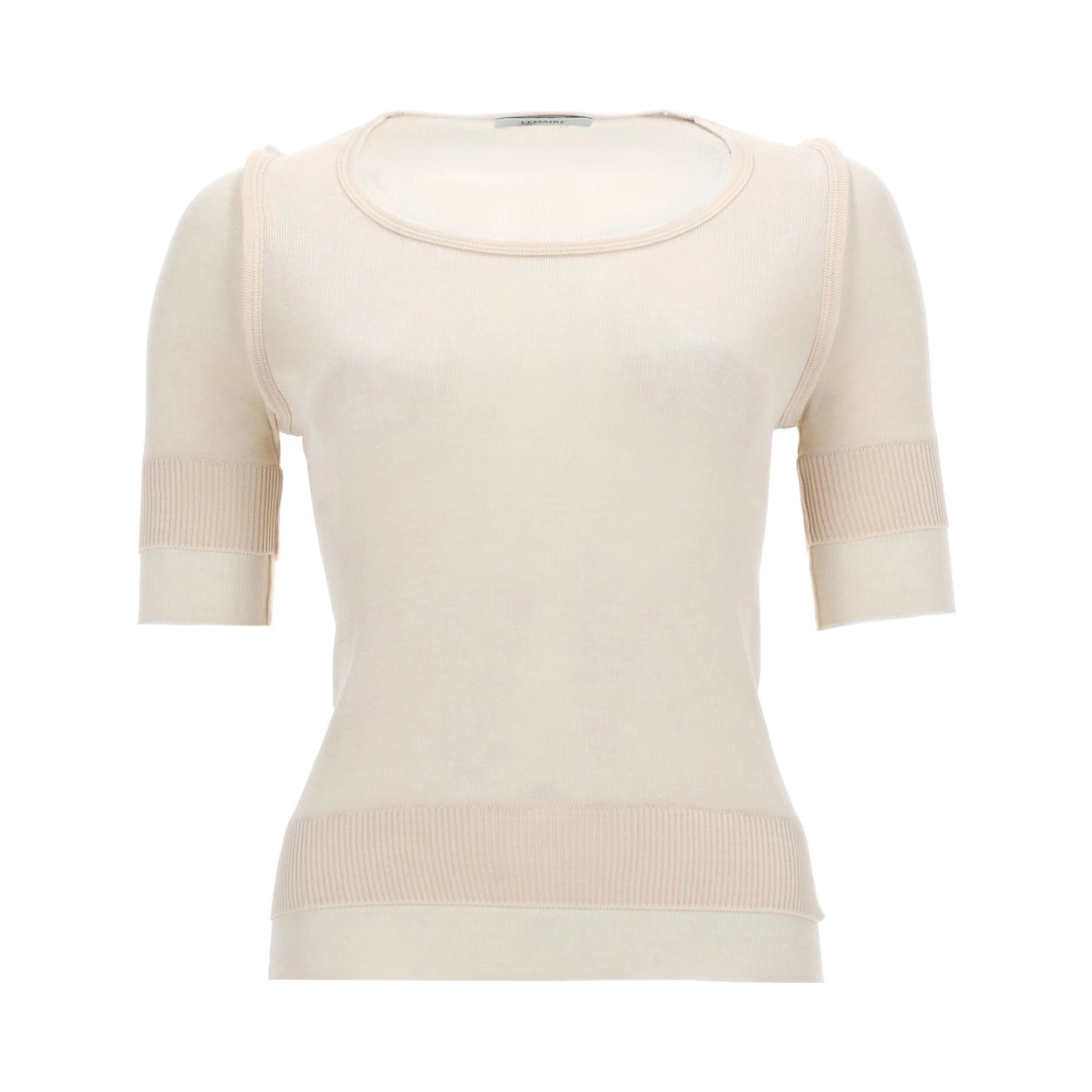 "TROMPE L'OEIL" VISCOSE AND SILK TOP